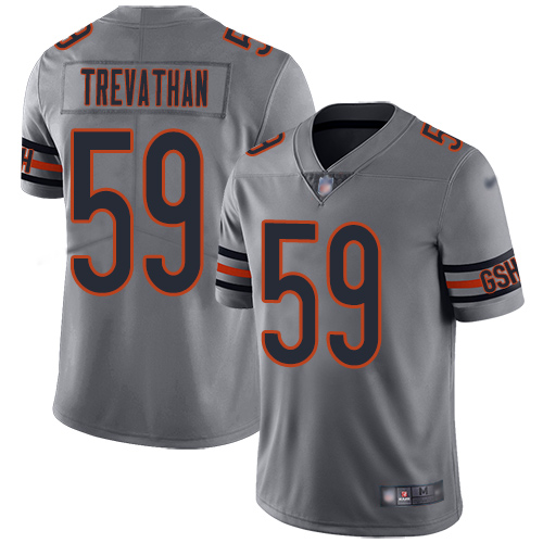 Chicago Bears Limited Silver Men Danny Trevathan Jersey NFL Football #59 Inverted Legend